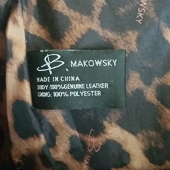 B. Makowsky leather shoulder bag - Picture 6 of 8